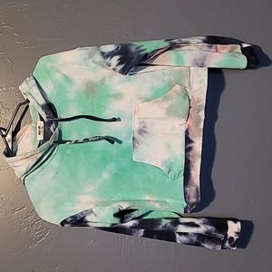 Tie Dye Terry-like Hoodie